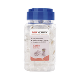 Bote con 100 Piezas de Plug Modular RJ45 / Cat 5e / Chapado en Oro a 30 Micras / Sin Blindaje / Facil Instalación / Uso Interior / Soporta Norma TIA-568B / Cumple con RoHS 2.0